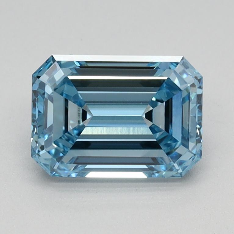 1.03 Ct. Fancy Intense Blue Emerald Lab Grown Diamond