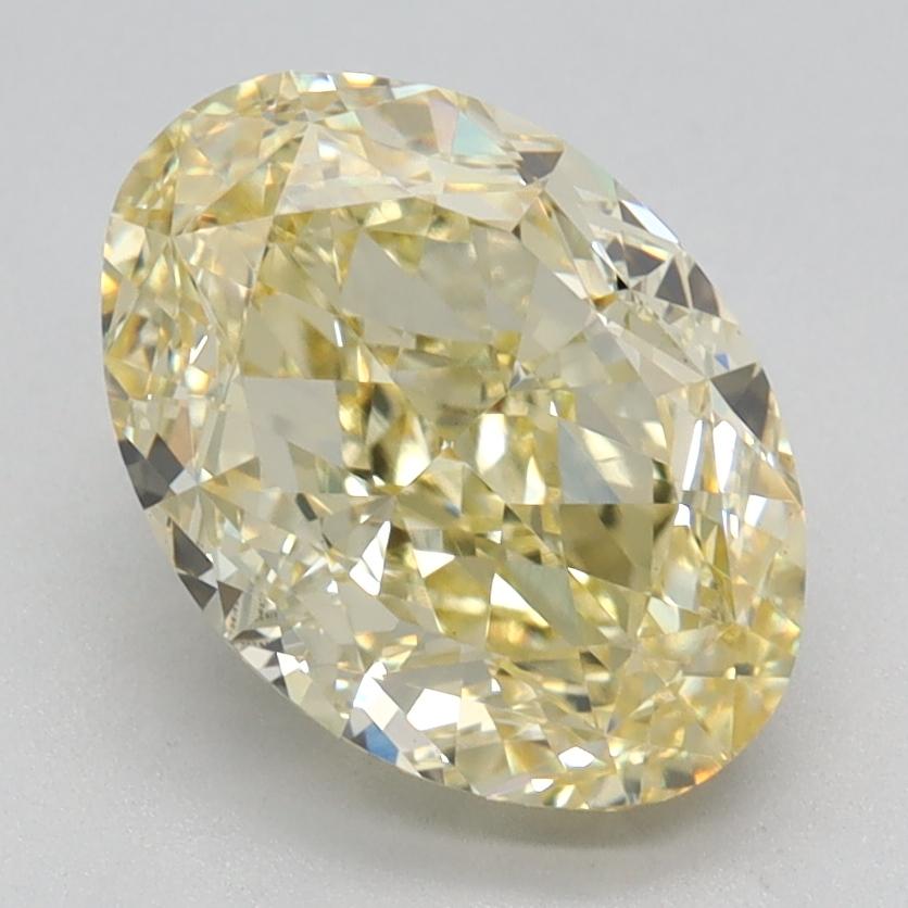 2.34 Ct. Fancy Intense Yellow Oval Lab Grown Diamond