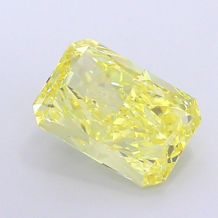5.02 Ct. Fancy Intense Yellow Radiant Lab Grown Diamond