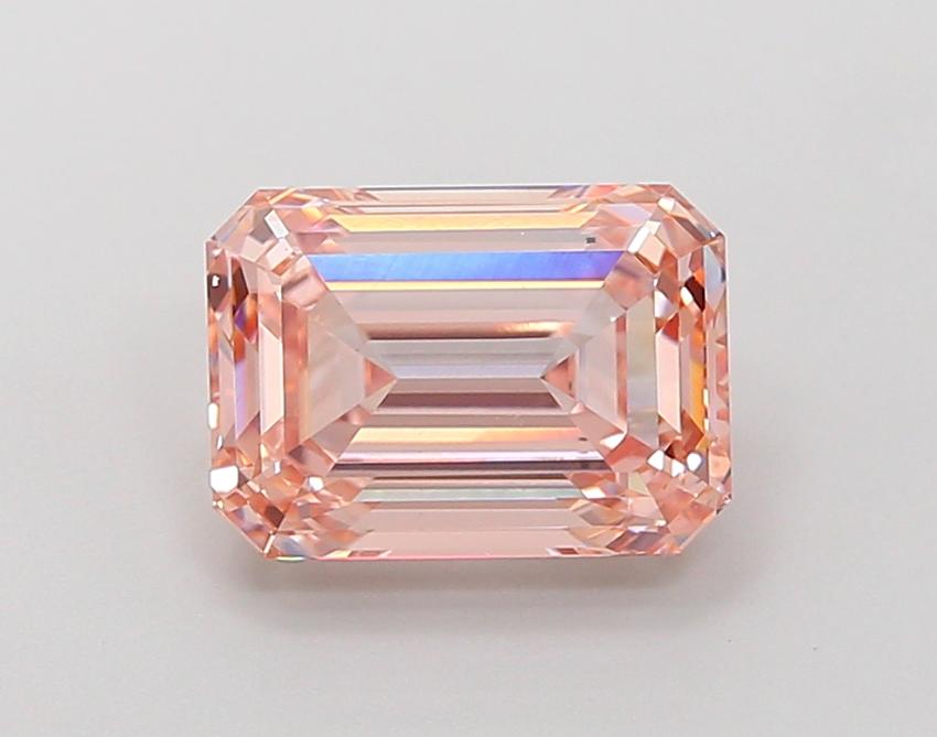 3.04 Ct. Fancy Intense Pink Emerald Lab Grown Diamond