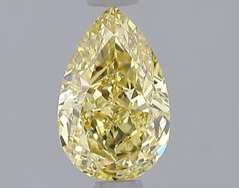 1.04 Ct. Fancy Vivid Yellow Yellow Pear Lab Grown Diamond