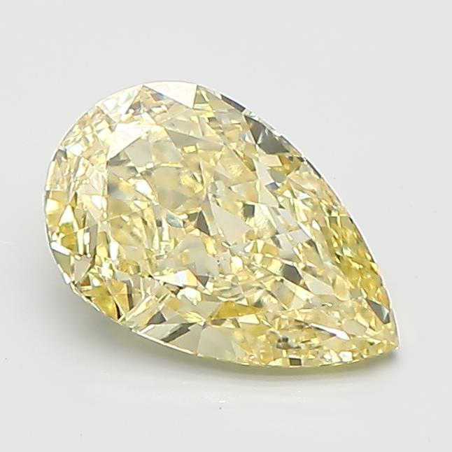 1.59 Ct. Fancy Intense  Yellow Pear Lab Grown Diamond