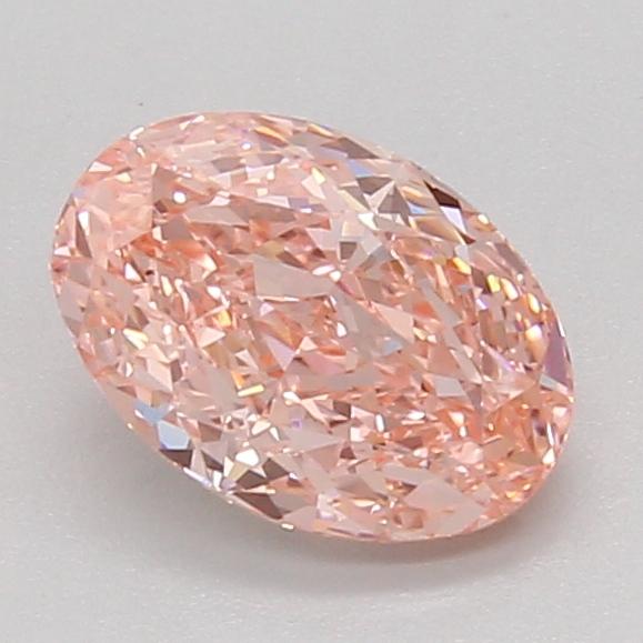 1.56 Ct. Fancy Vivid Pink Oval Lab Grown Diamond