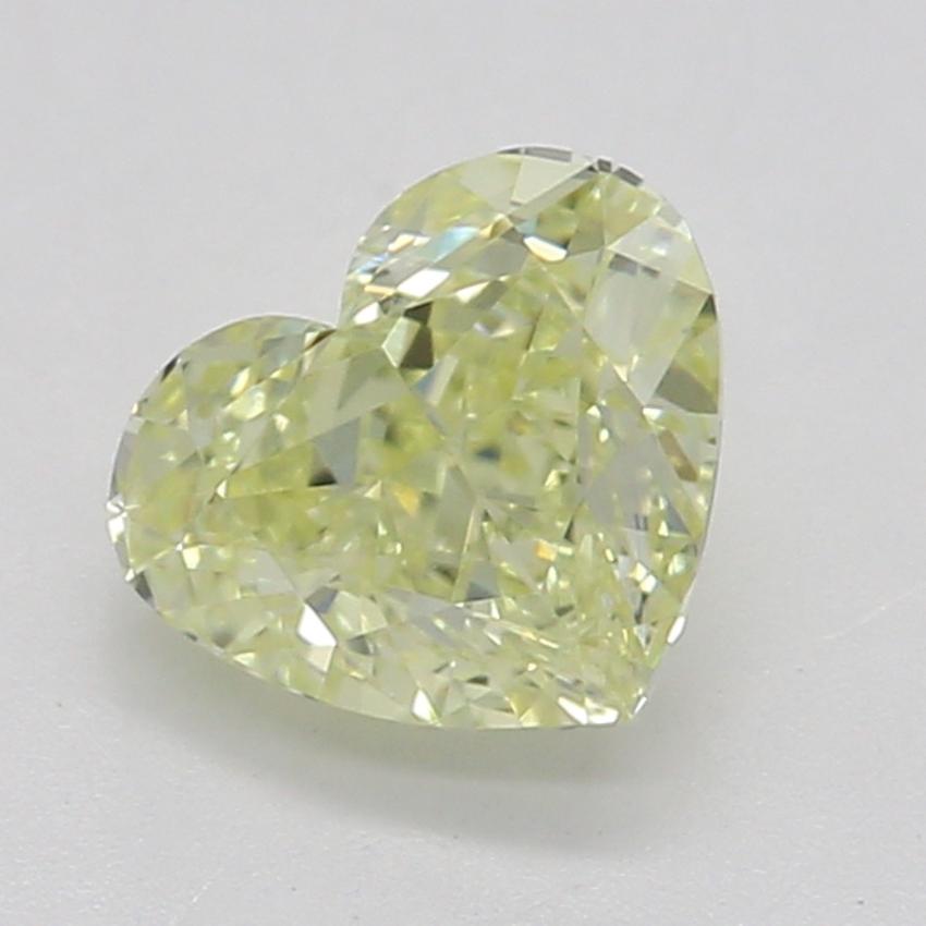 0.51 Ct. Fancy Light Yellow Heart Diamond
