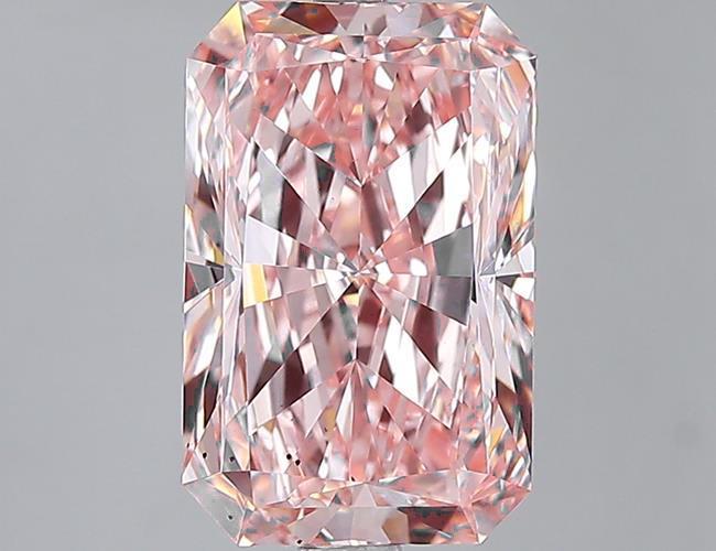 10.00 Ct. Fancy Vivid Pink Radiant Lab Grown Diamond