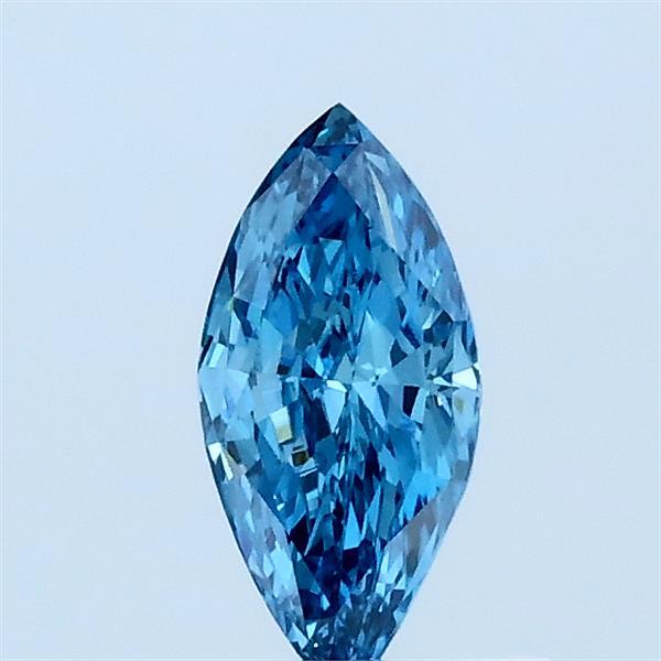 0.39 Ct. Fancy Vivid Blue Marquise Lab Grown Diamond