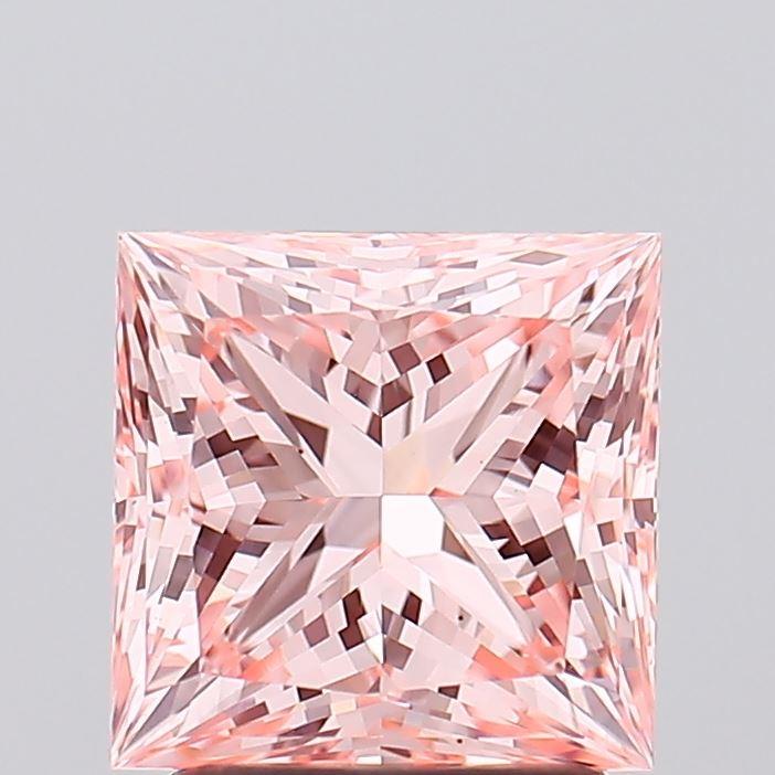 2.02 Ct. Fancy Vivid Pink Princess Lab Grown Diamond