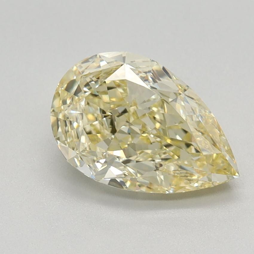 1.23 Ct. Fancy Intense Yellow Pear Lab Grown Diamond