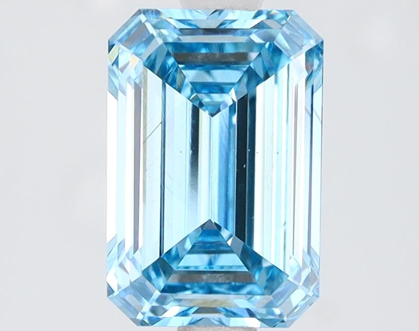 2.00 Ct. Fancy Intense Blue Emerald Lab Grown Diamond