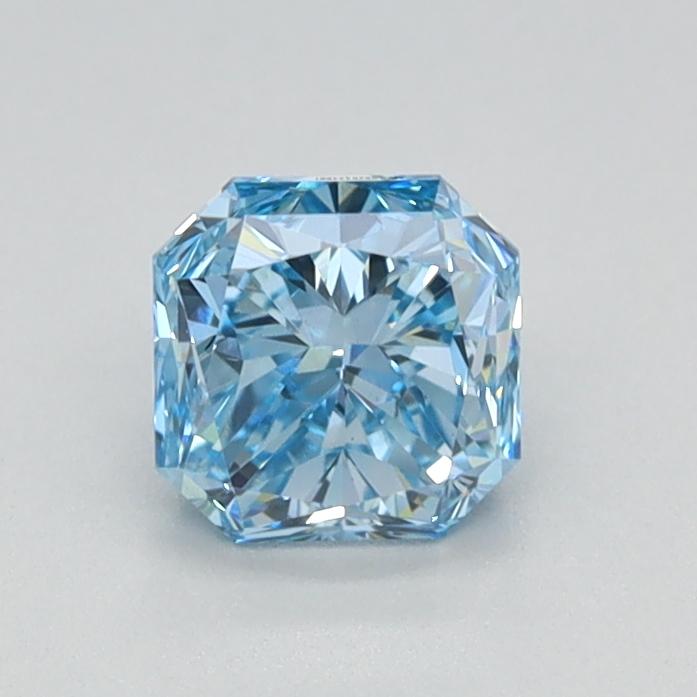 0.71 Ct. Fancy Vivid Blue Radiant Lab Grown Diamond