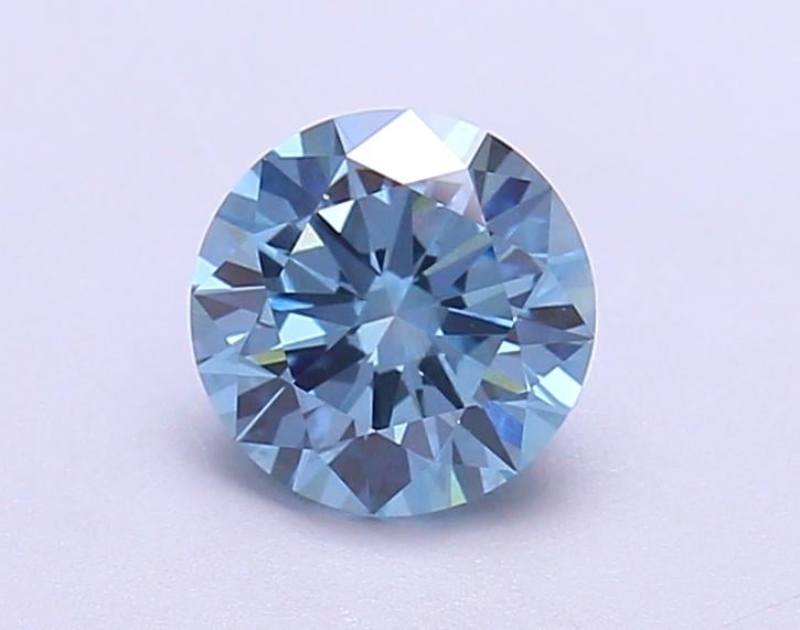 1.0 Ct. Fancy Vivid Blue Round Lab Grown Diamond