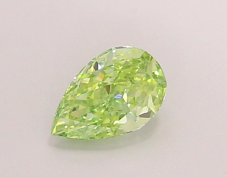 1.0 Ct. Fancy Vivid Green Pear Lab Grown Diamond