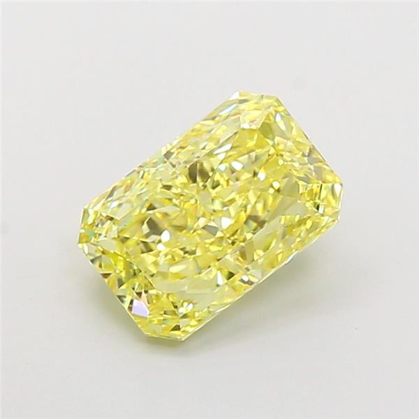 2.51 Ct. Fancy Intense Yellow Radiant Lab Grown Diamond