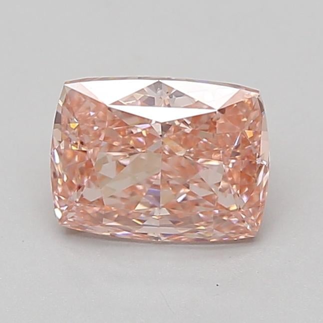 1.58 Ct. Fancy Vivid Pink Cushion Lab Grown Diamond