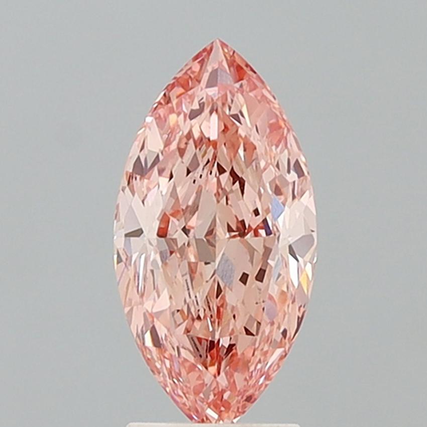 2.75 Ct. Fancy Vivid Pink Marquise Lab Grown Diamond