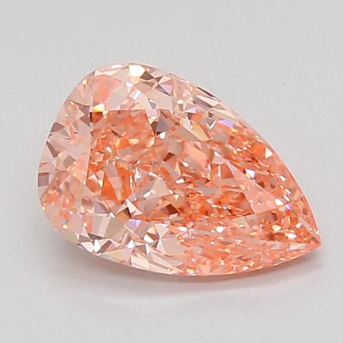 2.07 Ct. Fancy Vivid Pink Pear Lab Grown Diamond