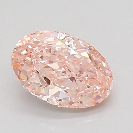 1.09 Ct. Fancy Vivid Pink Oval Lab Grown Diamond
