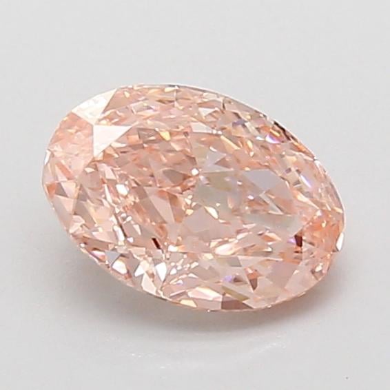 1.10 Ct. Fancy Vivid Pink Oval Lab Grown Diamond