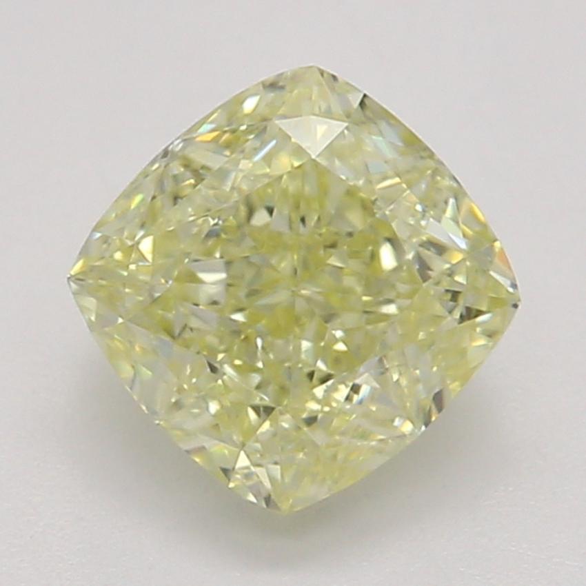 0.71 Ct. Fancy Yellow Cushion Diamond