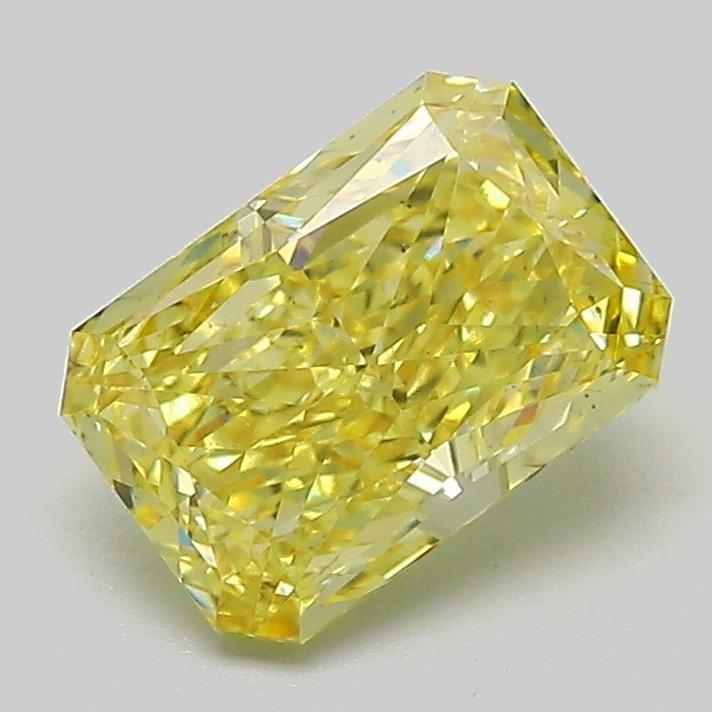 1.53 Ct. Fancy Intense  Yellow Radiant Lab Grown Diamond