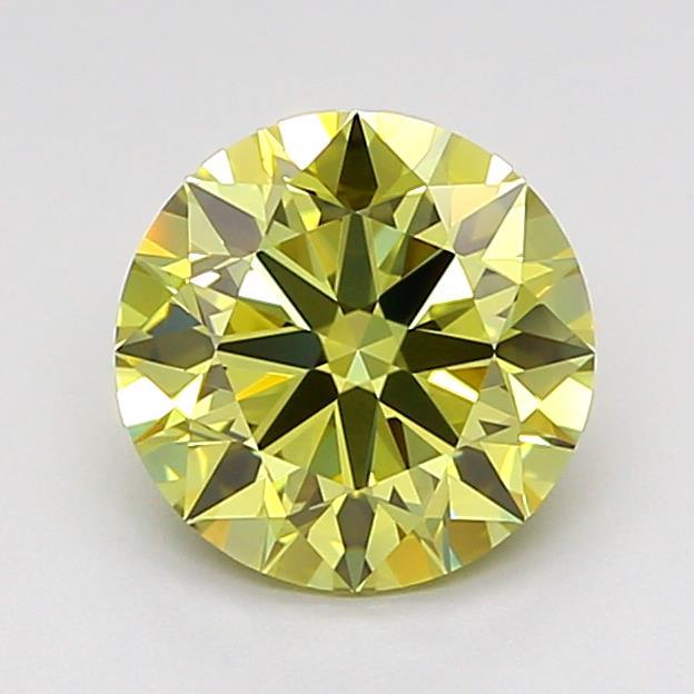 1.41 Ct. Fancy Light Yellow Round Lab Grown Diamond