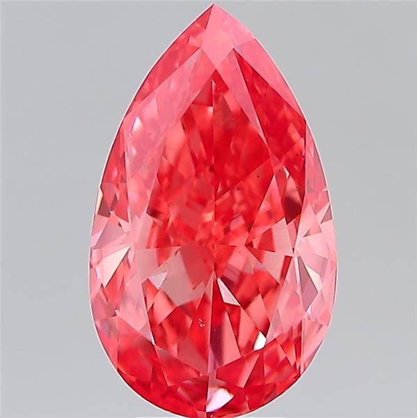 4.52 Ct. Fancy Vivid Pink Pear Lab Grown Diamond