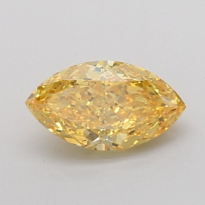 1.03 Ct. Fancy Vivid Yellow Marquise Lab Grown Diamond