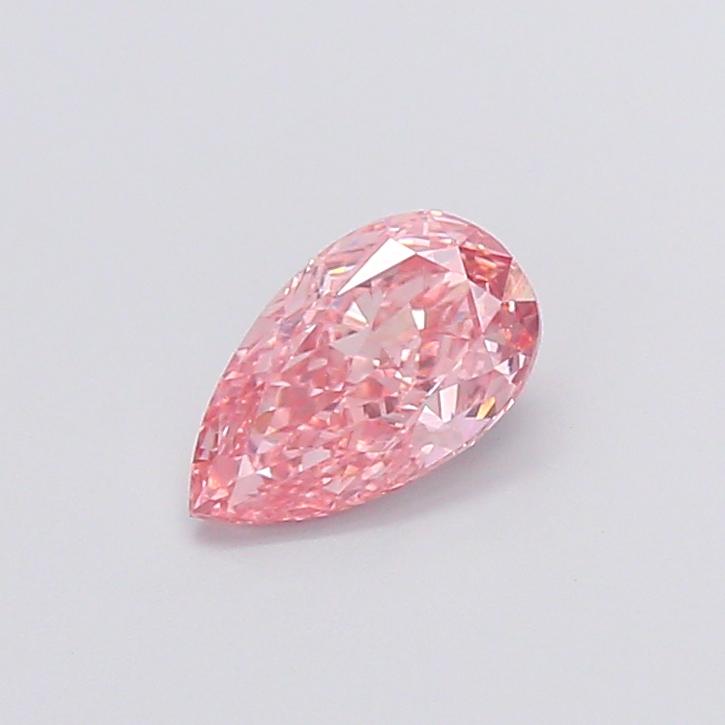 1.18 Ct. Fancy Vivid  Pink Pear Lab Grown Diamond