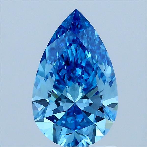 1.03 Ct. Fancy Blue Pear Lab Grown Diamond