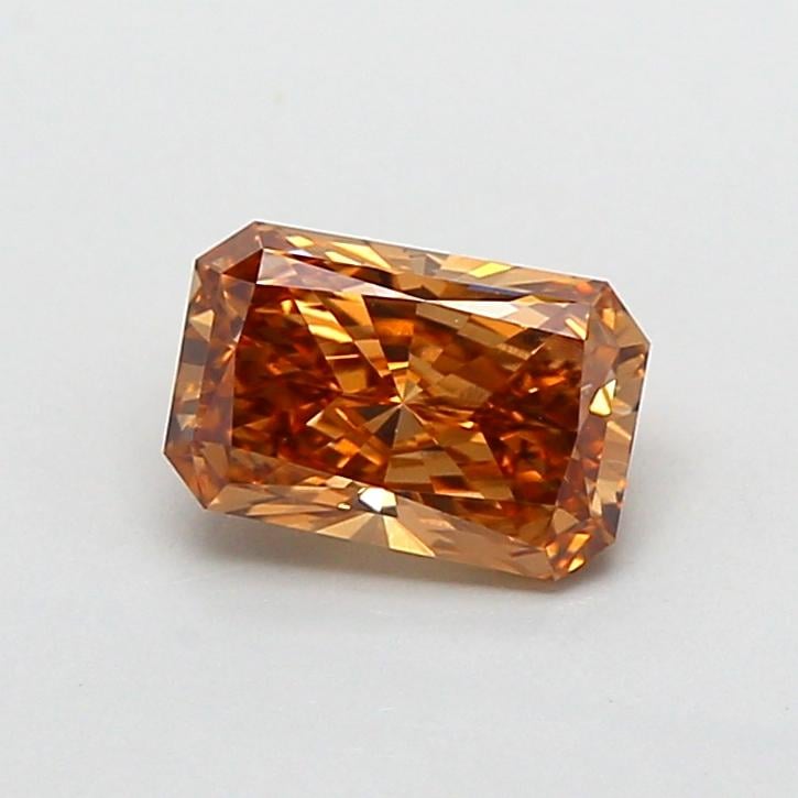 1.00 Ct. Fancy Light  Brown Radiant Lab Grown Diamond