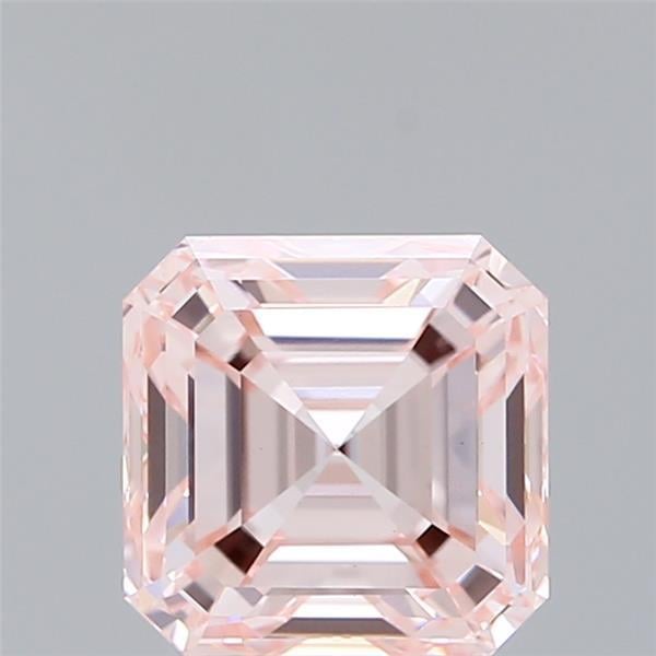 2.40 Ct. Fancy Pink Asscher Lab Grown Diamond