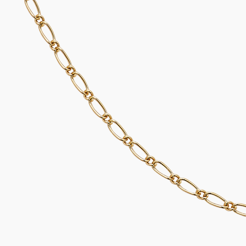 14K Yellow Gold 18 in. Figaro Chain Necklace