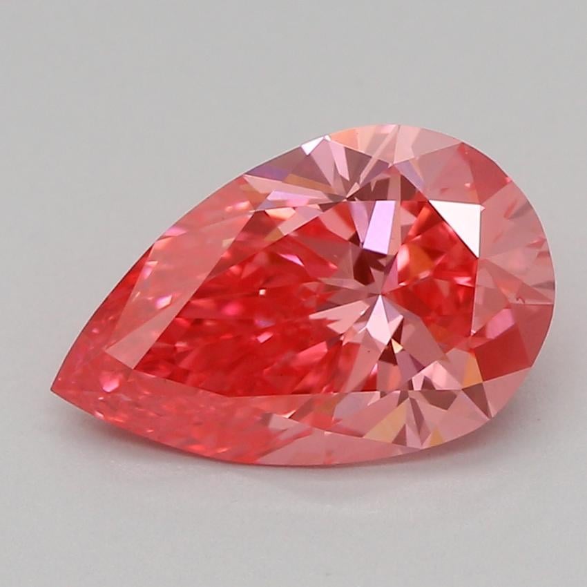 1.05 Ct. Fancy Vivid Pink Pear Lab Grown Diamond