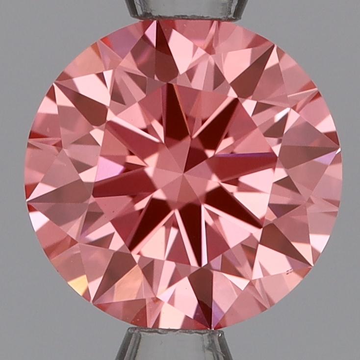 1.03 Ct. Fancy Vivid Pink Round Lab Grown Diamond