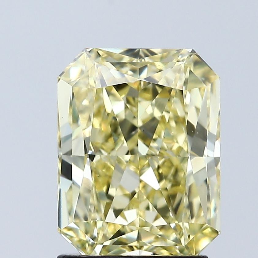 2.07 Ct. Fancy Vivid Yellow Radiant Lab Grown Diamond