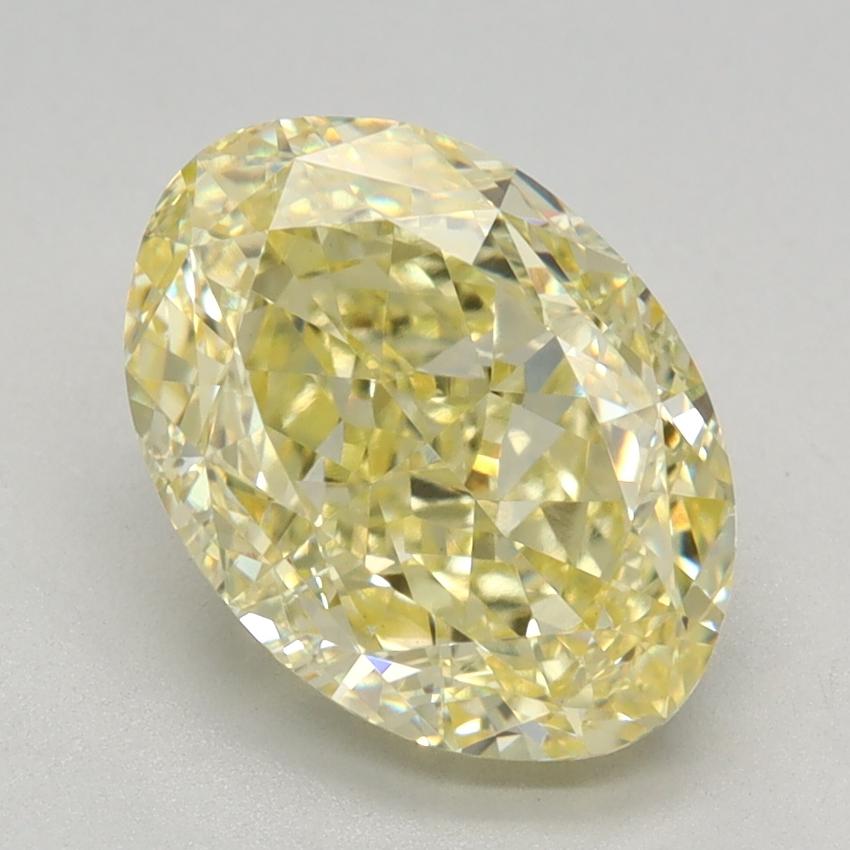 2.67 Ct. Fancy Intense Yellow Oval Lab Grown Diamond