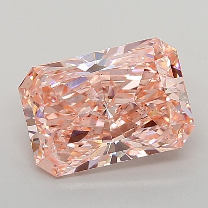 2.99 Ct. Fancy Vivid  Pink Radiant Lab Grown Diamond