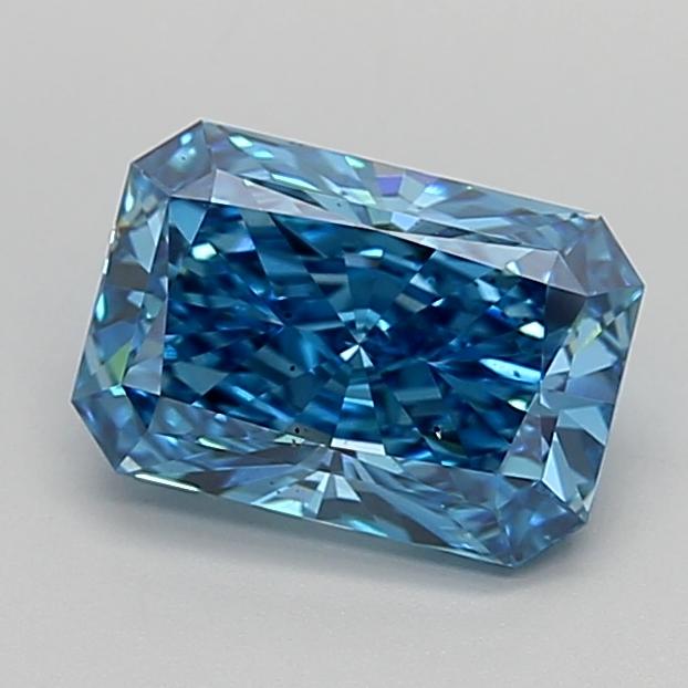 2.02 Ct. Fancy Vivid  Blue Radiant Lab Grown Diamond
