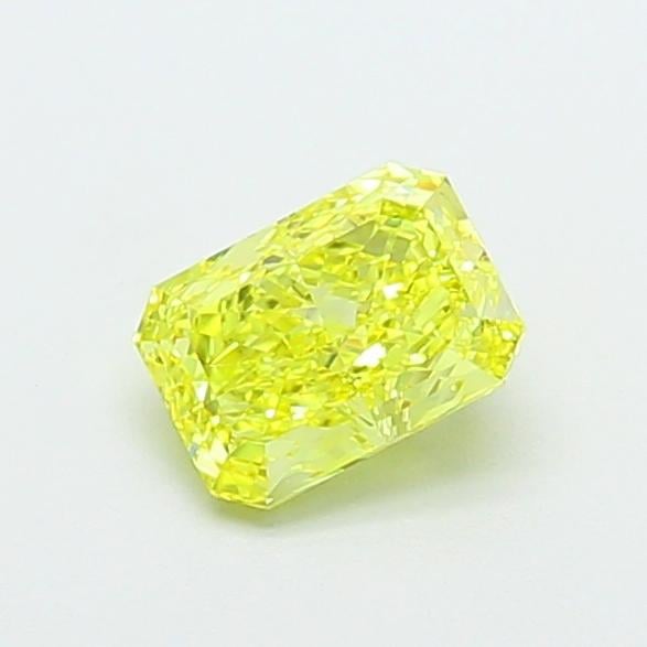 1.03 Ct. Fancy Vivid  Yellow Radiant Lab Grown Diamond