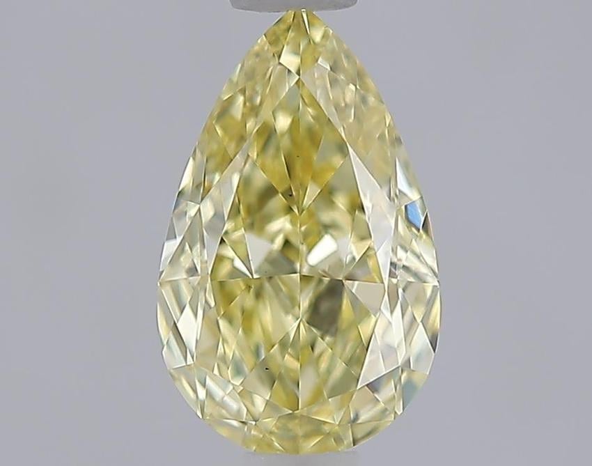 1.07 Ct. Fancy Intense  Yellow Pear Lab Grown Diamond