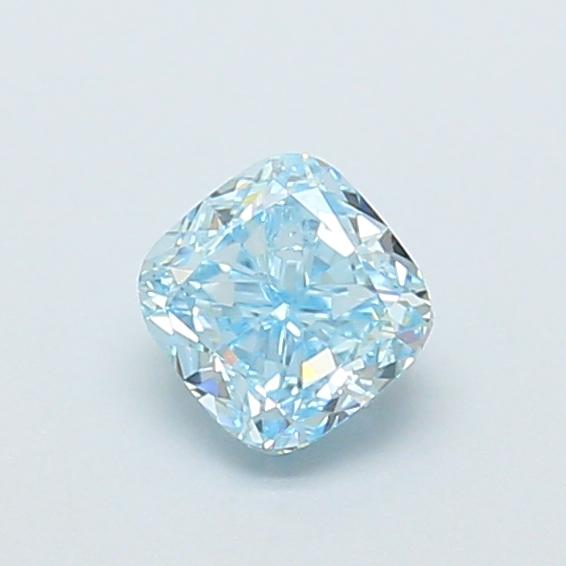 0.65 Ct. Fancy Intense Blue Cushion Lab Grown Diamond
