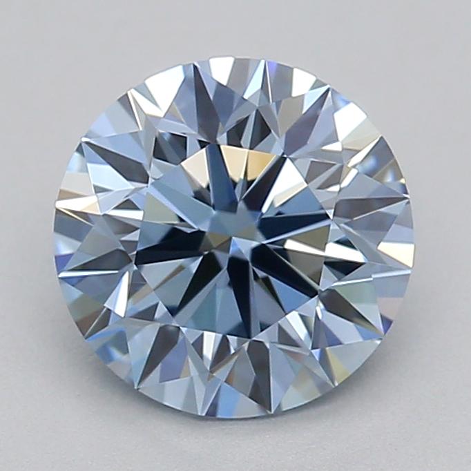 1.04 Ct. Fancy Intense  Blue Round Lab Grown Diamond