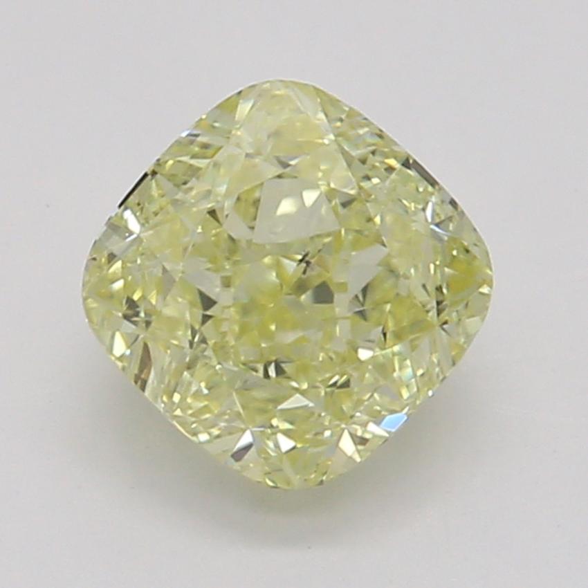 0.60 Ct. Fancy Light Yellow Cushion Diamond