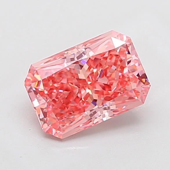 2.03 Ct. Fancy Vivid  Pink Radiant Lab Grown Diamond
