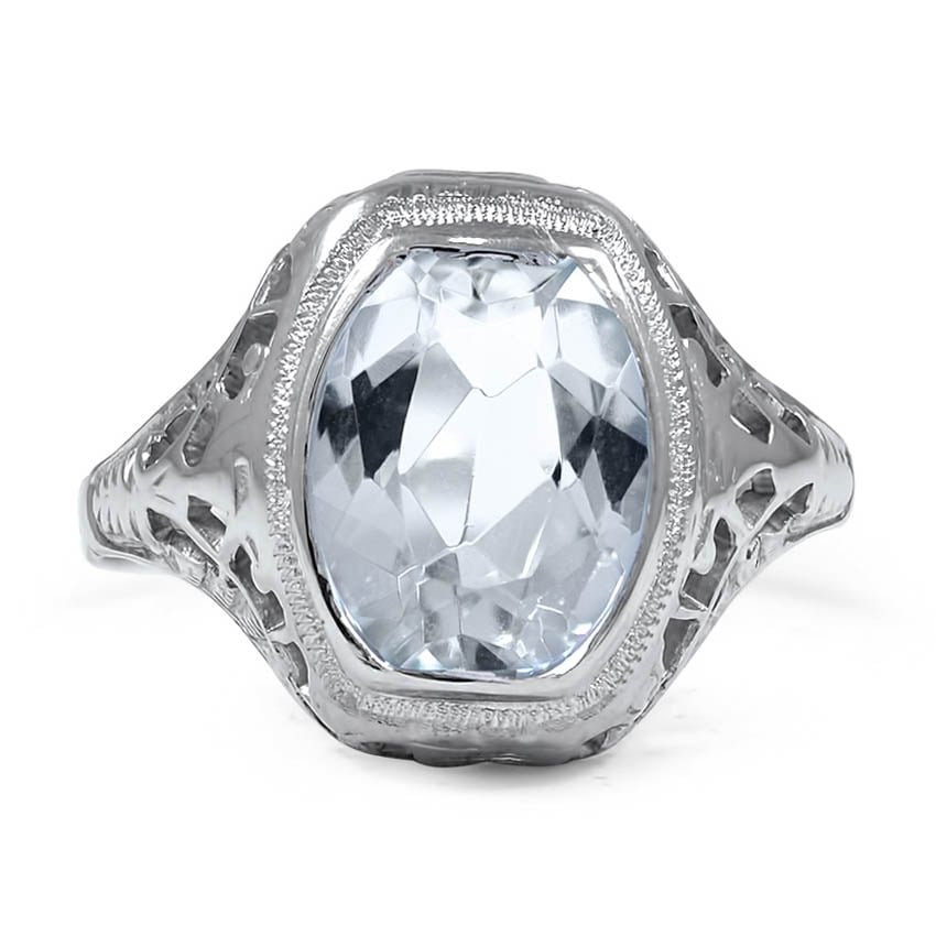 Edwardian Aquamarine Vintage Ring