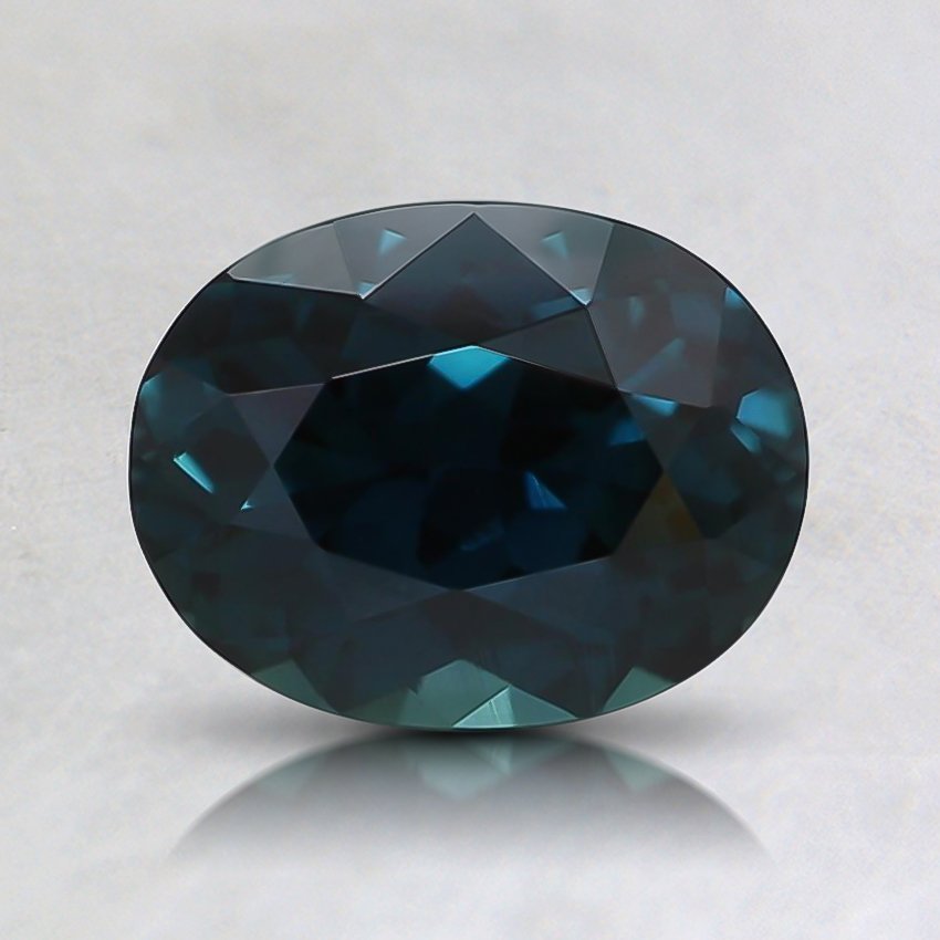 7.4x5.7mm Blue Oval Sapphire