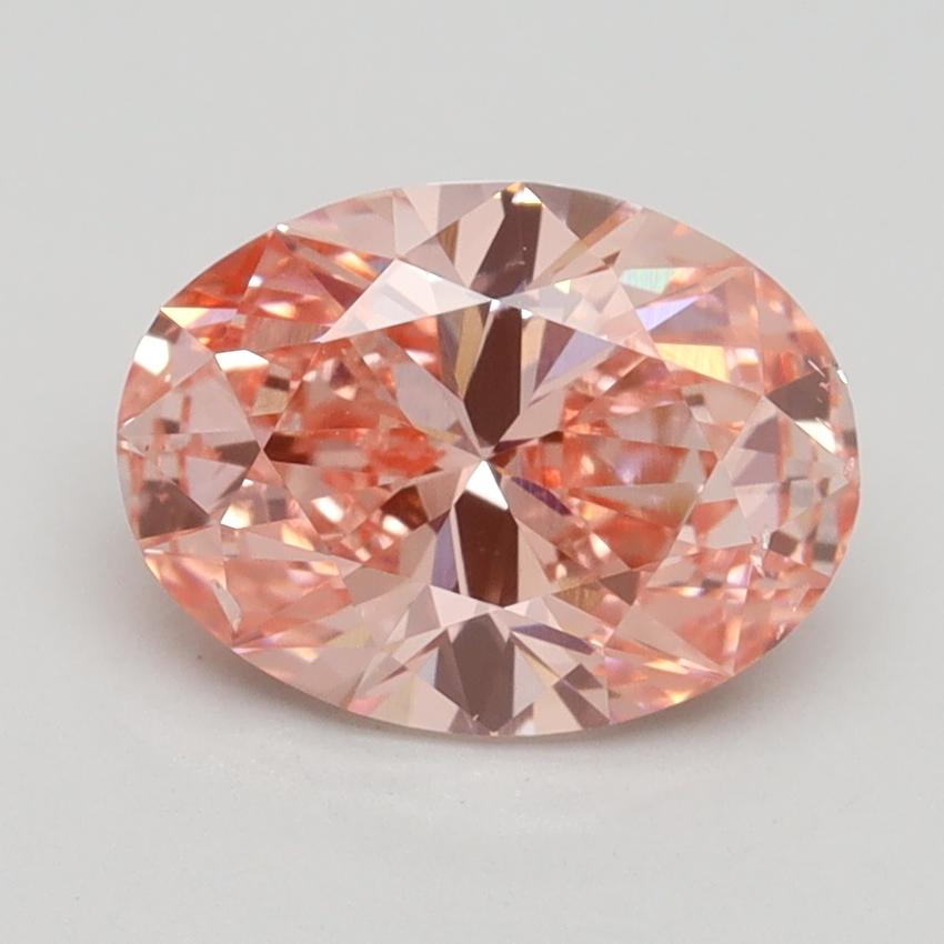 1.90 Ct. Fancy Vivid Pink Oval Lab Grown Diamond