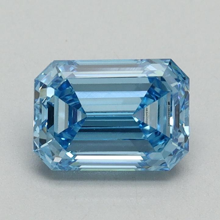 1.04 Ct. Fancy Vivid Blue Emerald Lab Grown Diamond