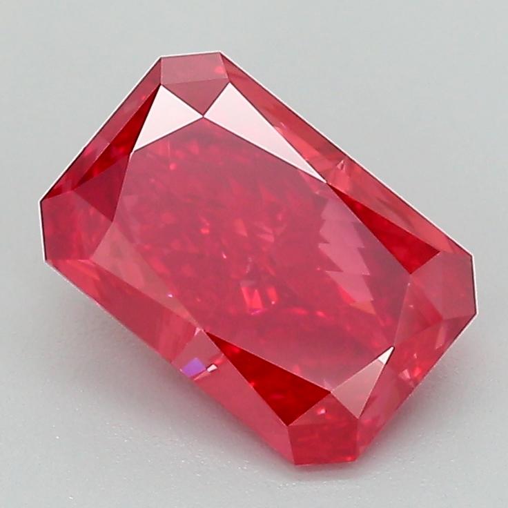 1.66 Ct. Fancy Vivid Pink Radiant Lab Grown Diamond