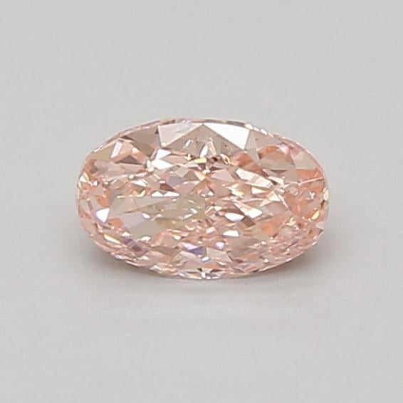 0.54 Ct. Fancy Vivid Pink Oval Lab Grown Diamond